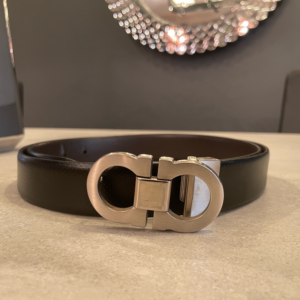 Ferragamo belt mens